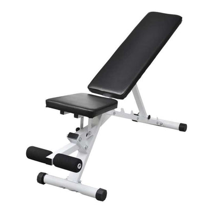 Trainingsbank – Fitnessbank – Krachtbank – Workoutbank – Verstelbare Rugleuning – Stalen Frame