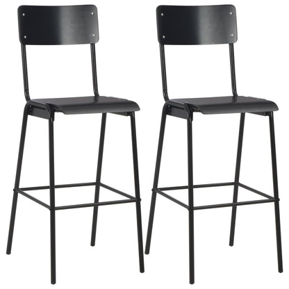 Barset – Barkrukken – Bartafel – Eetset – Zithoek – Compact en Ruimtebesparend – Massief Dennenhouten Tafelblad