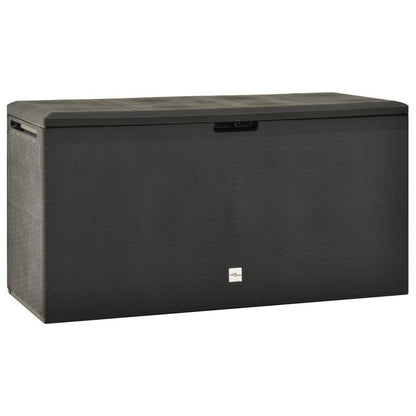 Opbergbox Tuin – Tuinkussenbox – Tuinkist – Kussenbox – Tuincontainer – 290L Inhoud – Duurzaam & Stabiel – Modern Antraciet Design – Weerbestendig