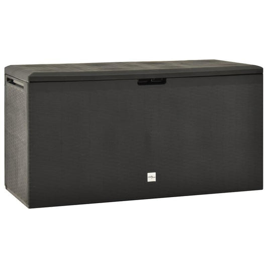Opbergbox Tuin – Tuinkussenbox – Tuinkist – Kussenbox – Tuincontainer – 290L Inhoud – Duurzaam & Stabiel – Modern Antraciet Design – Weerbestendig