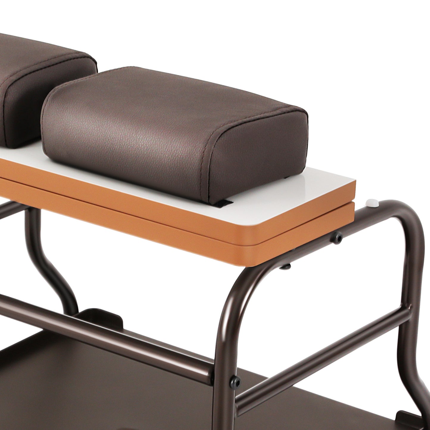 Mobile Foot Care Cart Featuring Swivel Wheels, Capable of Supporting Up to 18.01 KG, Ideal for Hair Salons, Clinics, Or Home Bathrooms.
