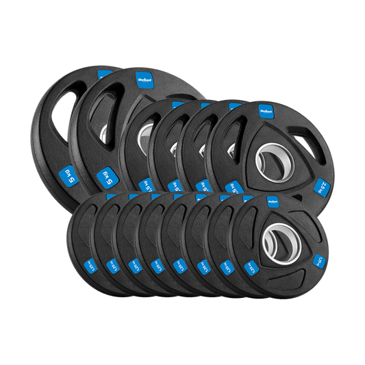 Gewichtsschijven – Halterschijven – Gewicht Platen – Sportgewichten – Gewicht Schijven – 30 kg Set – Gietijzer Met Rubberen Coating – Geschikt Voor 51 mm Halters