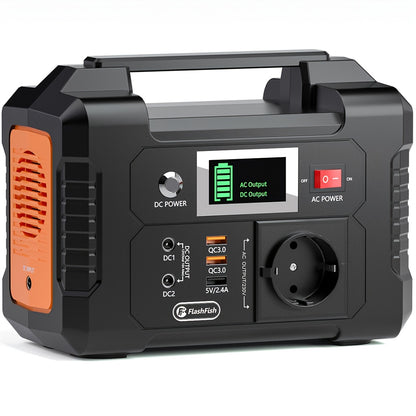 Powerbank – Draagbare Accu – Noodstroomvoorziening – Generator – Power Station – 200W Vermogen – Pure Sinusgolf Inverter