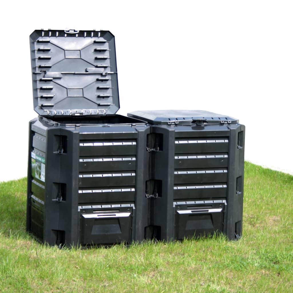 Compostbak – Compostvat – Compostemmer – Tuincomposter – Compostcontainer – 800 Liter Capaciteit – Duurzaam Weerbestendig Polypropyleen