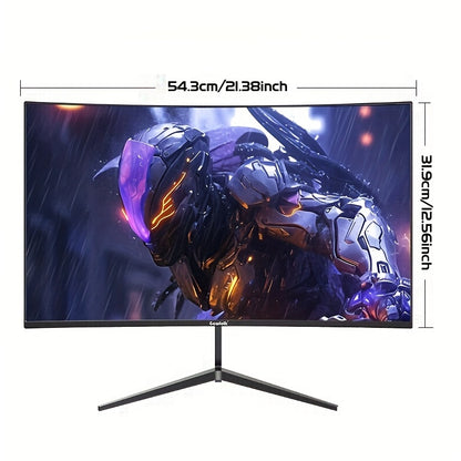 24 inch Curved Monitor – Gaming Monitor – PC Scherm – Beeldscherm – Computer Monitor – 100Hz Verversingssnelheid – Full HD 1080p Resolutie