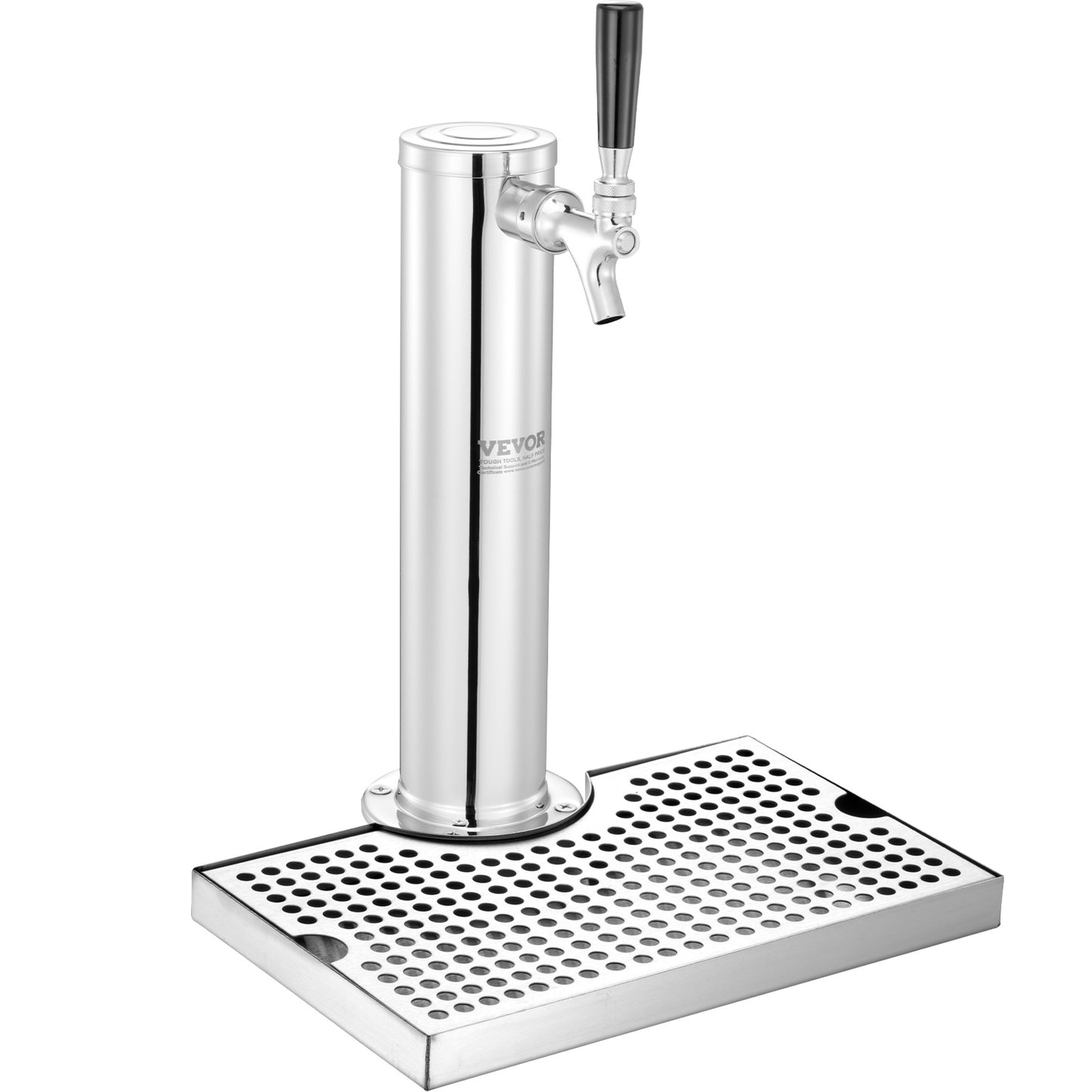 Bierkraan Toren – Bierkoeler – Biertap – Tapinstallatie – Kegerator – RVS 304 Staal – Duale Drukmeter W21.8