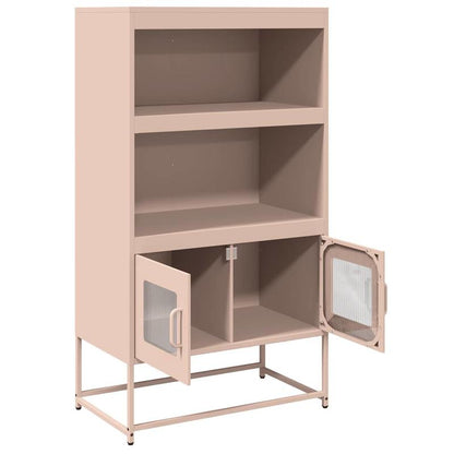 Hoge Kast 68x39x123cm Staal Roze