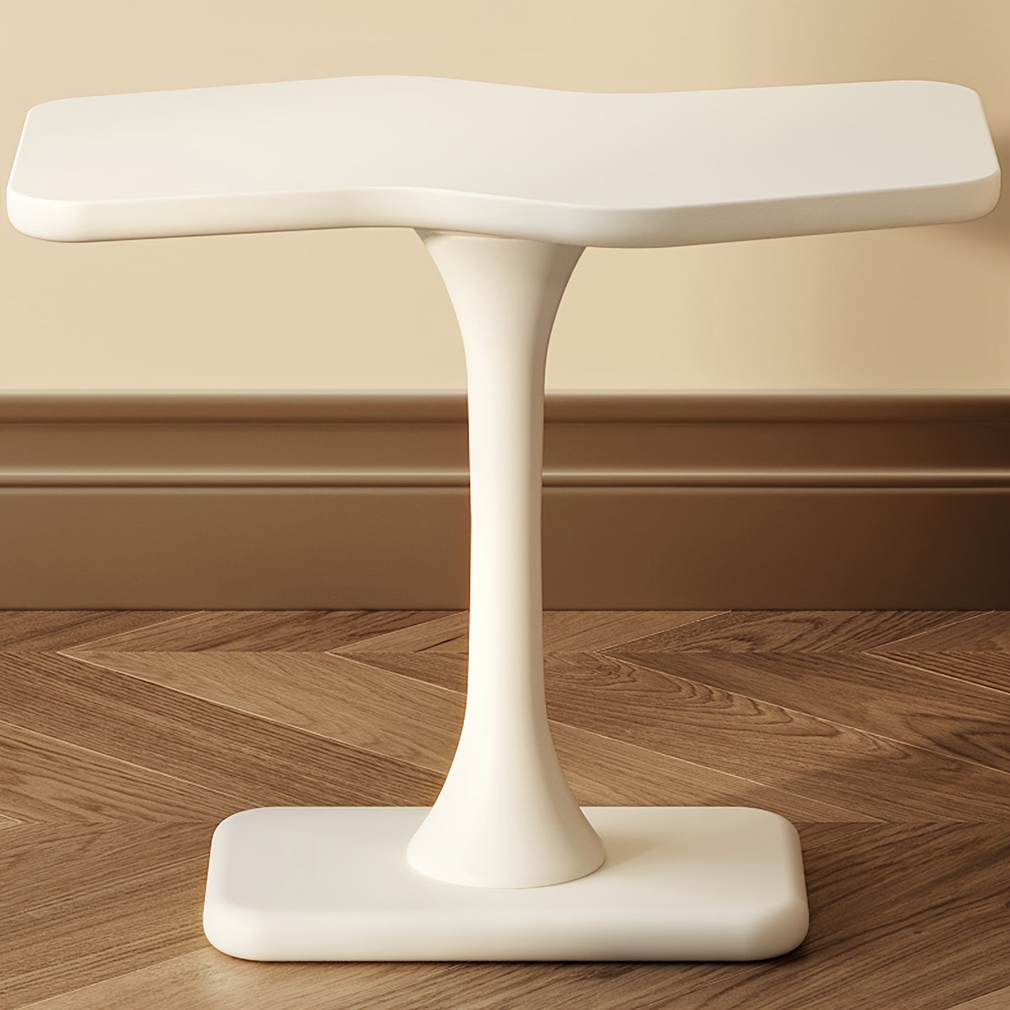 Salontafel – Bijzettafel – Koffietafel – Nachttafel – Sidetable – Melkwit – Compact Formaat – Duurzaam Hout