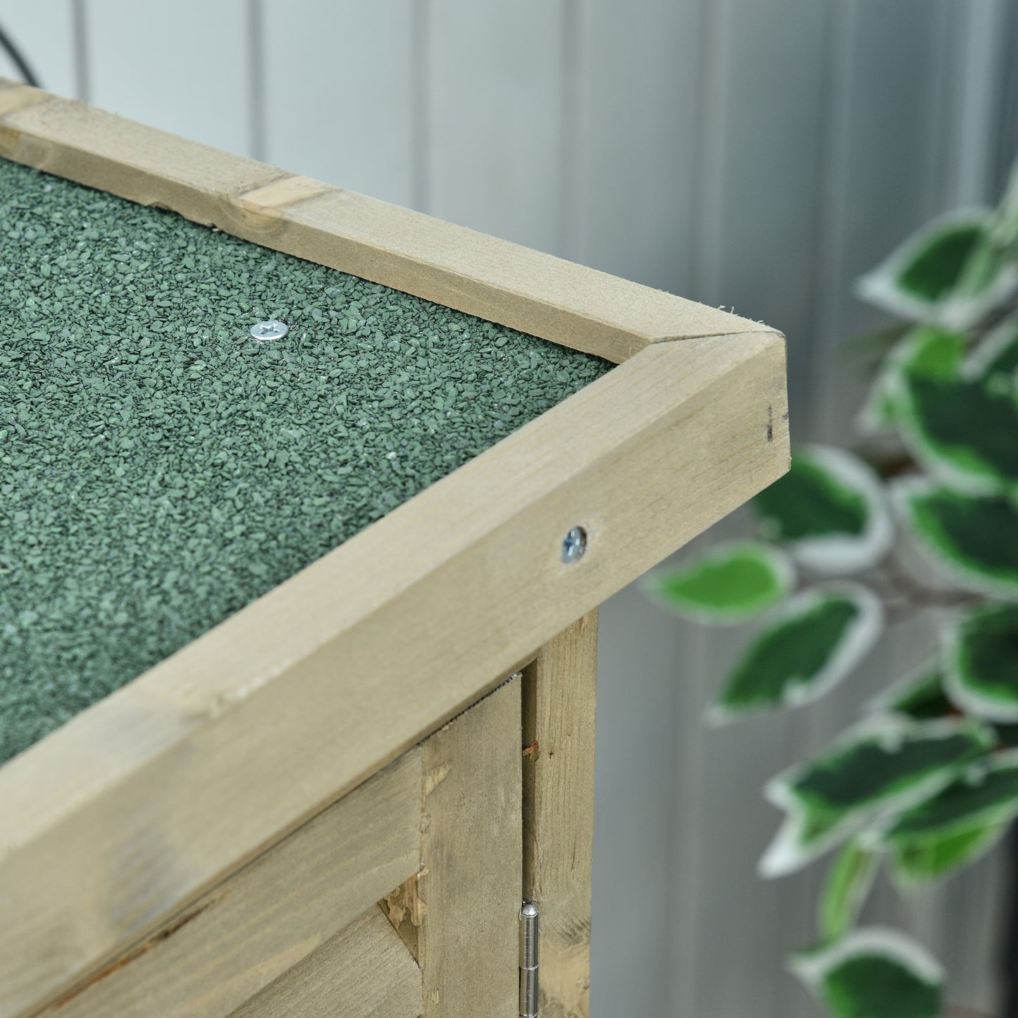 Tuinhuisje – Tuinschuur – Gereedschapsschuur – Buitenberging – Tuinkast – Houten Tuinhuisje – Asfalt Dak – Ventilerende Dubbele Deuren