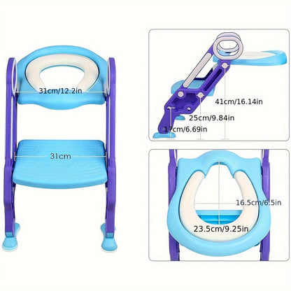 Toiletkruk Verhoger – Toiletverhoger – WC-Verhoger – Sta-op Hulp – Opstapje – Verstelbaar 17-41 cm – Universeel Geschikt voor O-, V- en U-Toiletten – Ruimtebesparend Ontwerp
