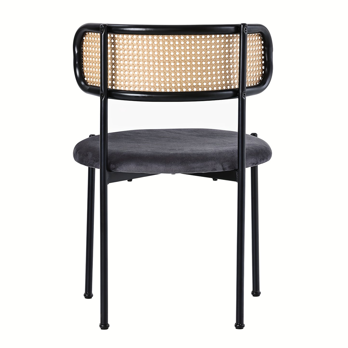 Eetkamerstoelen – Stoelen – Zitstoelen – Lounge Stoelen – Stoelen Set – Modern Minimalistisch – Set Van 4 – Met Stabiele Metalen Poten – Comfortabel En Duurzaam – Grijs