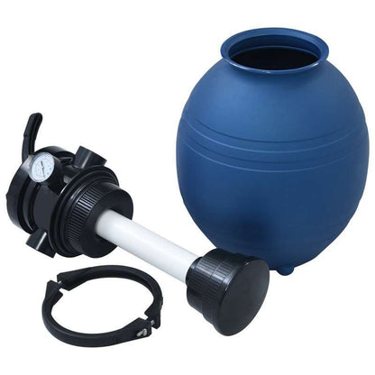 Zandfilter – Zwembadfilter – Filterpomp – Waterfilter – 4-Standenschakelklep – Compact 300 Mm – Duurzaam Kunststof - QUORE