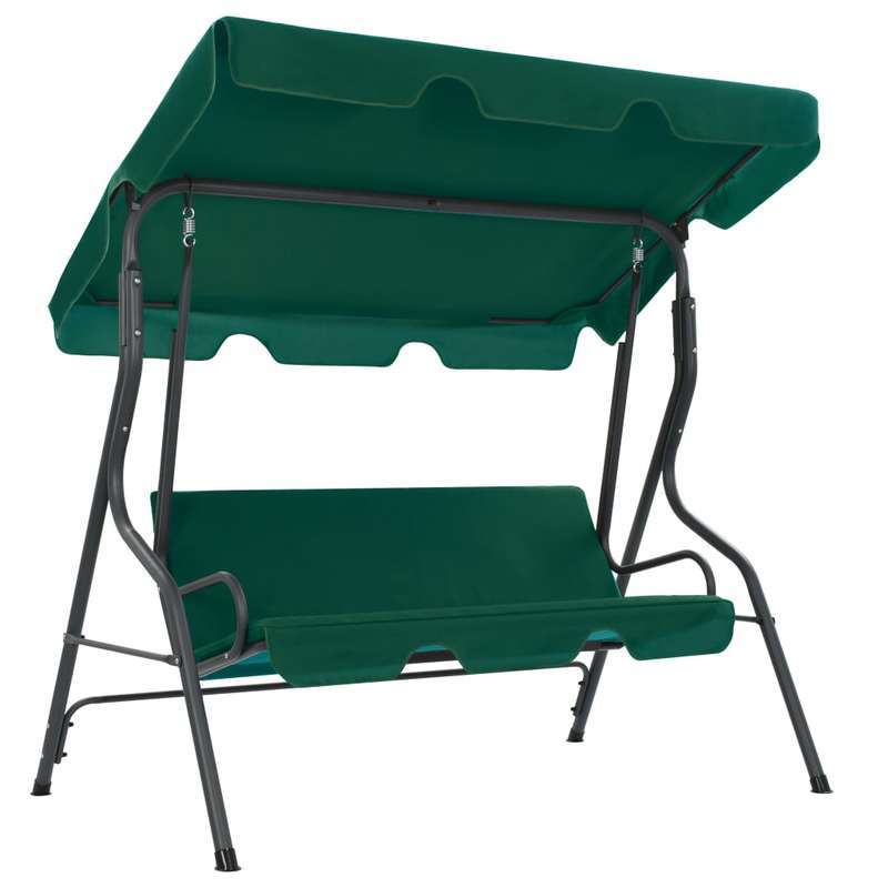 Schommelstoel – Schommelbank – Tuinbank – Rocking Chair – Green Garden Swing Bench – Comfortabele Stof – Groot Formaat 170x110x153 cm