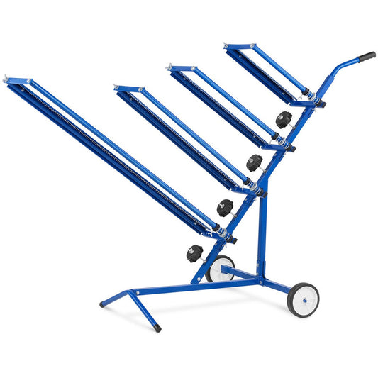 Verfrolhouder – Verfrollenhouder – Verfrolhouder met Snijmessen – Verfrol Stand – Verfpapierhouder – Stevig Stalen Frame – Geschikt voor 4 Rollen 30-100 cm