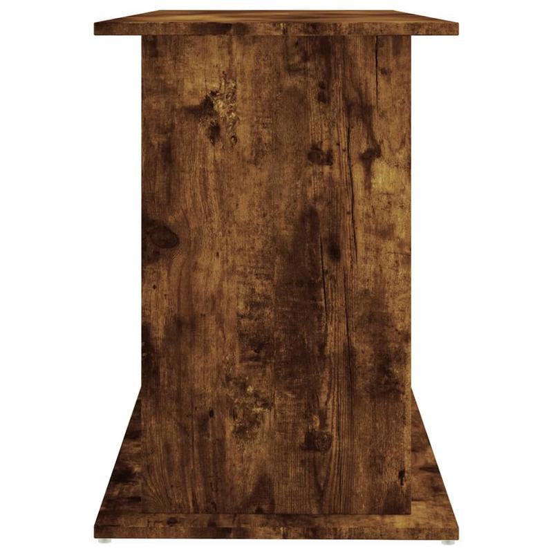 Aquariumstandaard – Visbakstandaard – Aquariummeubel – Aquariumtafel – Aquarium Onderstel – Heavy-Duty Geperst Hout – Ruime Afmeting 121x41x58 cm – Stabiel Rookeiken Design