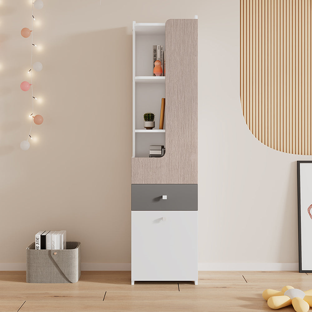 Boekenkast – Opbergkast – Vakkenkast – Kast – Dressoir – Meturen & Lades – Metalen Constructie – Compact Verticaal Design – 68,5 cm Hoog – 45 kg Draagvermogen