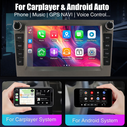 Autoradio – 2DIN Radio – Auto Stereo – Multimedia Speler – Touchscreen – 17,78 cm – Android 14 – Draadloos CarPlay & Android Auto