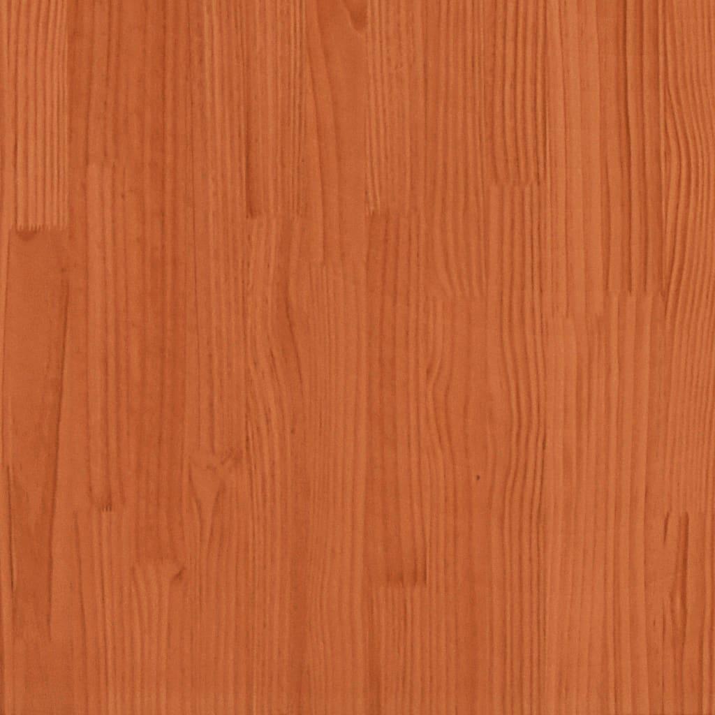 Plantenbak – Bloembak – Moestuinbak – Kruidenbak – Balkonbak – Verhoogde Massief Dennenhouten Plantenbak – 90x31x31 cm – Duurzaam Wax Brown – Eenvoudig te Monteren