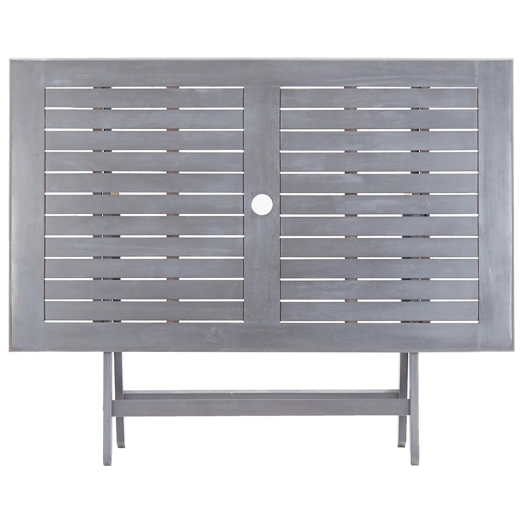 Vidaxl 5/7X Solid Acacia Wooden Garden Set Grey Terrace Set With/Without Armrest