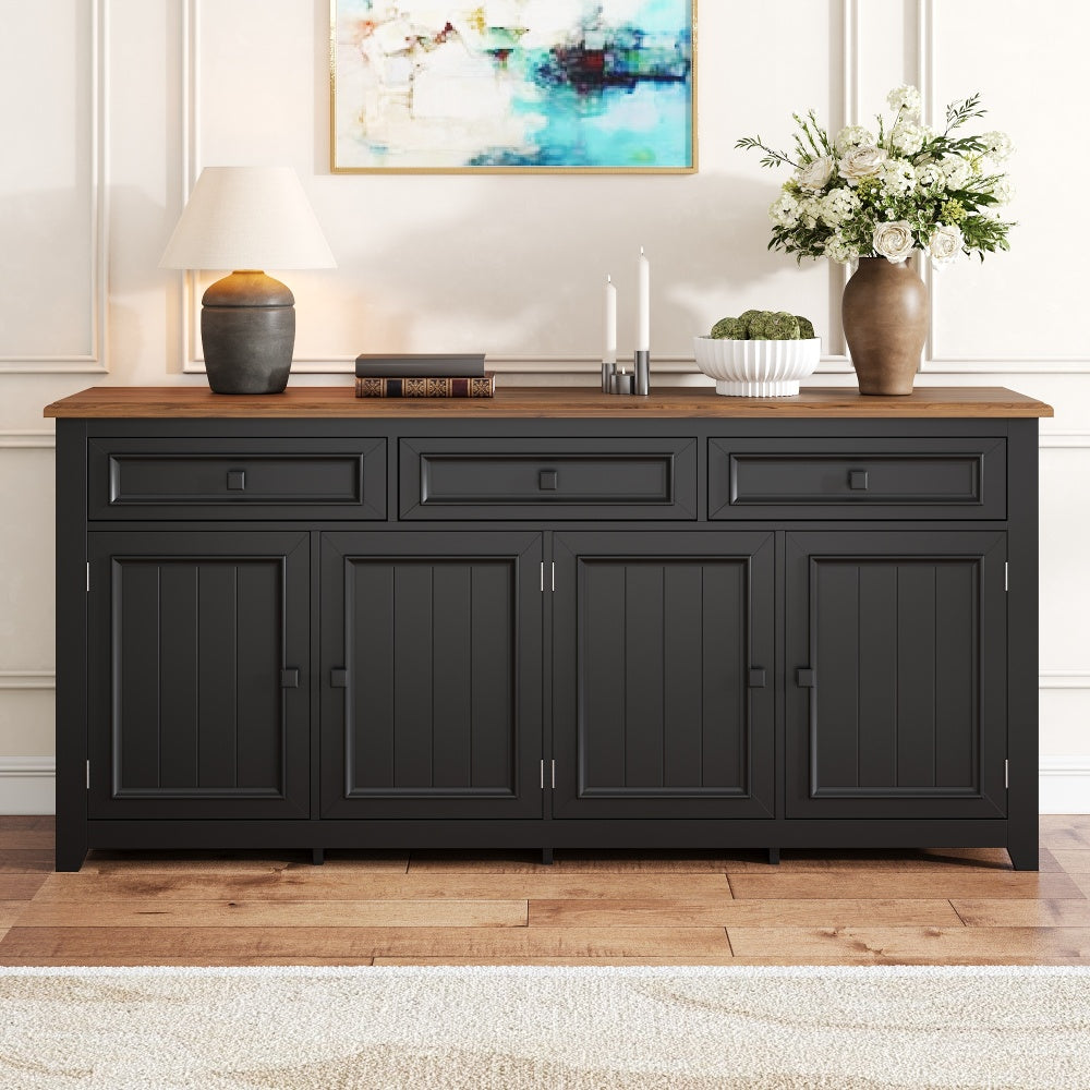 Modern Minimalist Sideboard and Storage Cabinet | Ample Storage Space, Crockery Storage, Floor Mount, Metal Material, Dimensions: 160L x 35W x 76H cm, Tailored to Meet Individual Requirements