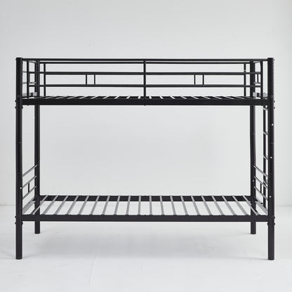 Stapelbed – Hoogslaper – Kinderbed – Tweekoonsbed – Etagenbed – Gedeeld Bed – Met Veiligheidsleuningen – Stevig Metalen Frame – 90x200 cm – Omschakelbaar tot 2 Eenpersoonsbedden