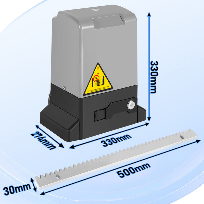 Deuropener elektrisch – Elektrische schuifdeur opener – Automatische deuropener – Garage poort opener – Schuifdeur motor – 550W krachtig motor – Bedienbaar via app en afstandsbediening