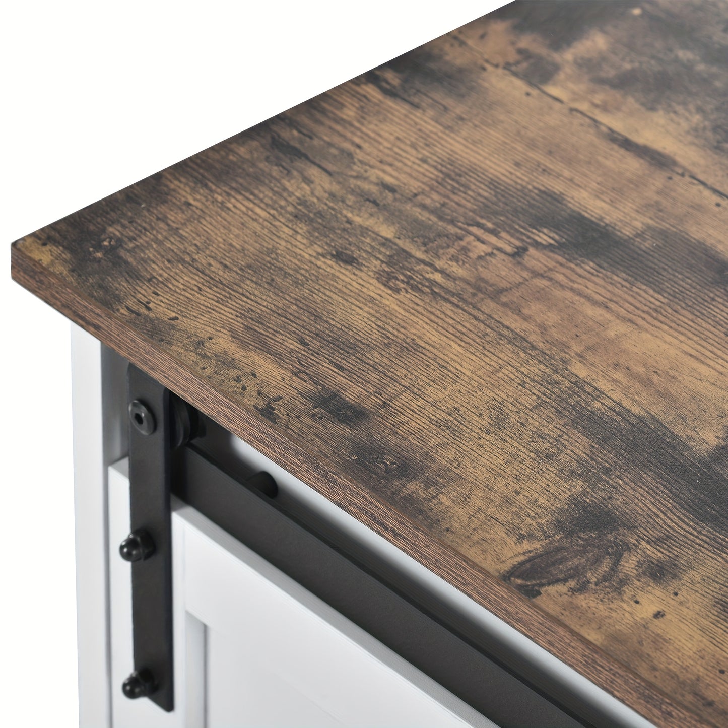 TV Meubel – TV Kast – TV Meubelkast – Entertainmentmeubel – Mediameubel – Grote Schuifdeuren – Stevige Metalen Constructie – 150x41x61 cm – Ruime Opbergruimte – Modern Design