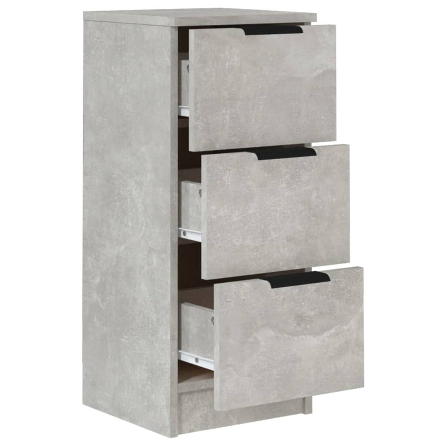 Sideboard – Opbergkast – Garagekast – Gereedschapskist – Schoenenrek – Betonlook Grijs – 30x30x70 cm – Gemaakt Van Hout