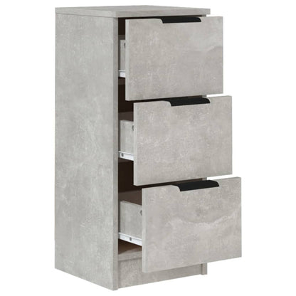 Sideboard – Opbergkast – Garagekast – Gereedschapskist – Schoenenrek – Betonlook Grijs – 30x30x70 cm – Gemaakt Van Hout