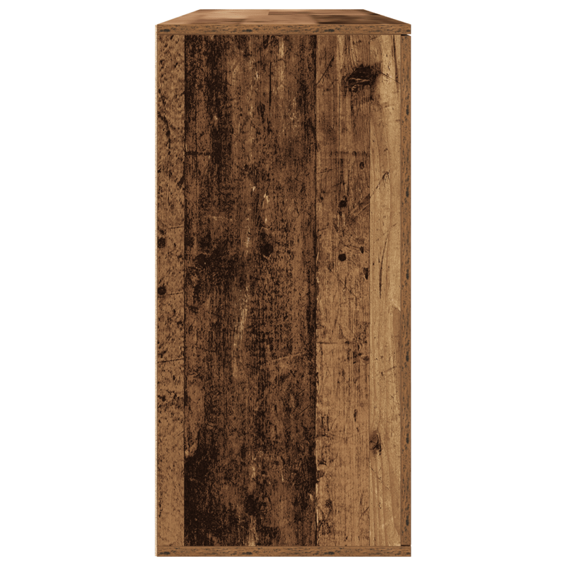 Sideboard – Dressoir – Opbergkast – Kast – Buffetkast – Bruin – Massief Hout – 3 Ruime Lades – Compact 79x38x80 cm