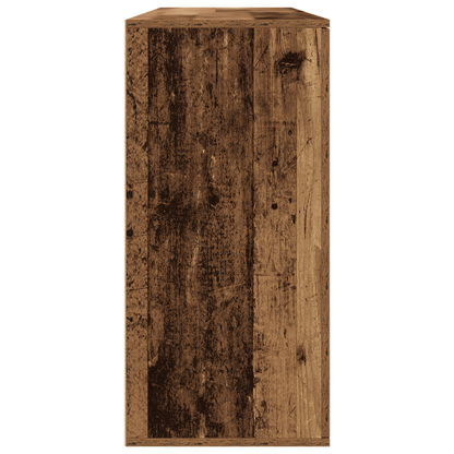 Sideboard – Dressoir – Opbergkast – Kast – Buffetkast – Bruin – Massief Hout – 3 Ruime Lades – Compact 79x38x80 cm