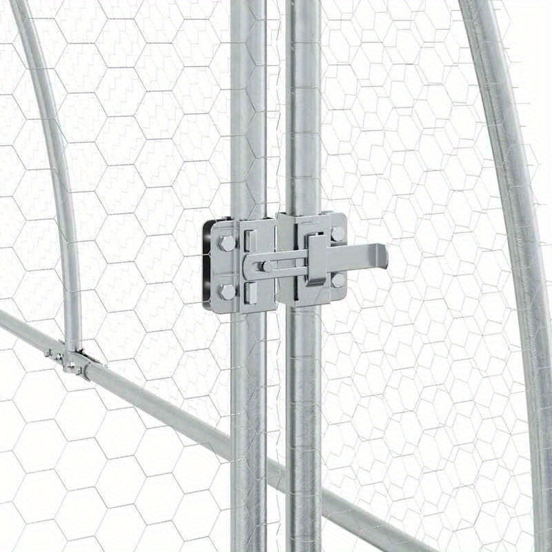 Kippenren – Kippenhok – Kippenkooi – Kipren – Kippenverblijf – Verzinkt Staal – 300x105x120 cm – Weerbestendig & Robuust