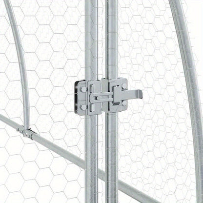Kippenren – Kippenhok – Kippenkooi – Kipren – Kippenverblijf – Verzinkt Staal – 300x105x120 cm – Weerbestendig & Robuust