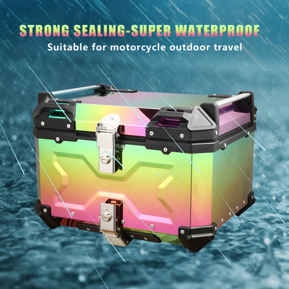 Motorbox – Motorkoffer – Topschild – Achterkoffer – Bagagekoffer – 45L Inhoud – Robuust Aluminium – Waterdicht
