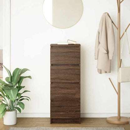 Simple Sideboard, Spacious Storage Cabinet with Display Shelf, Suitable for Kitchen, Living Room, Stylish Furniture, Provides Additional Storage Space And Home Decoration, Ensures Safety. Dresser 37.5X35X99 Cm Particleboard B