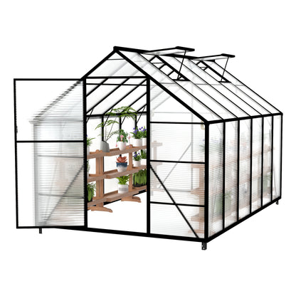 Tuinkas – Broeikas – Kweekkas – Serre – Foliekas – Aluminium Frame – Tunnel Deur – Stevig en Duurzaam – Eenvoudig Montage Zonder Gereedschap