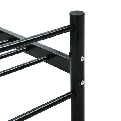 Bedframe – Bedombouw – Slaapbank – Ledikant – Bedframe Zwart Metaal – 180x200 cm – Ruimtebesparend – Eenvoudig Te Monteren