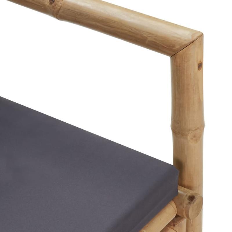 Bamboe Tuinstoel – Buitenstoel – Tuinbank – Patio Stoel – Campingstoel – Ergonomisch Design – Stevig 8-Poots Frame – Natuurlijk Materiaal – Lichtgewicht Durable Frame