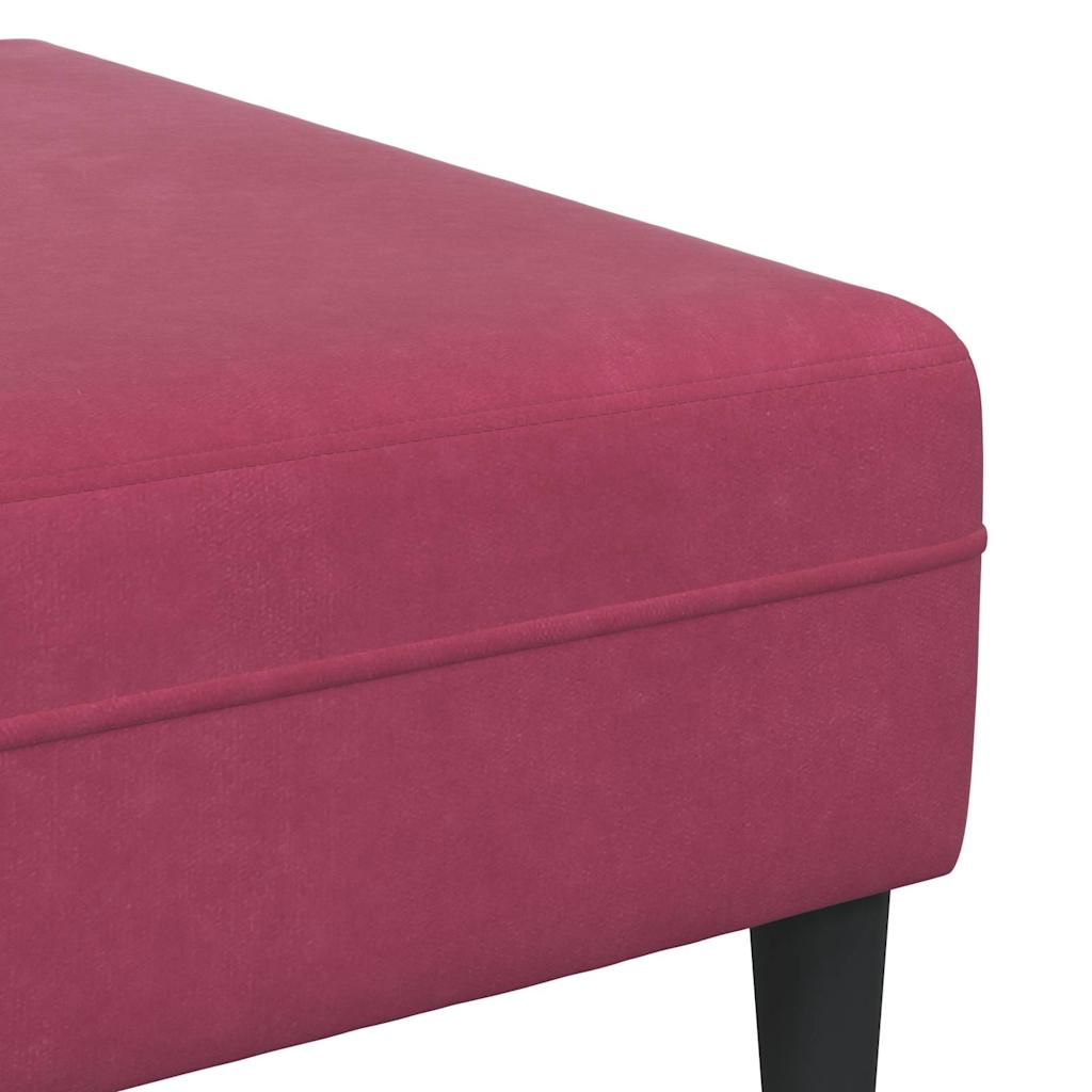 Velvet Bank – Fluwelen Sofa – Zitbank – Loungebank – Slaapbank – Zacht Fluweel – Stevig Houten Frame – Turquoise Zonder Ottoman