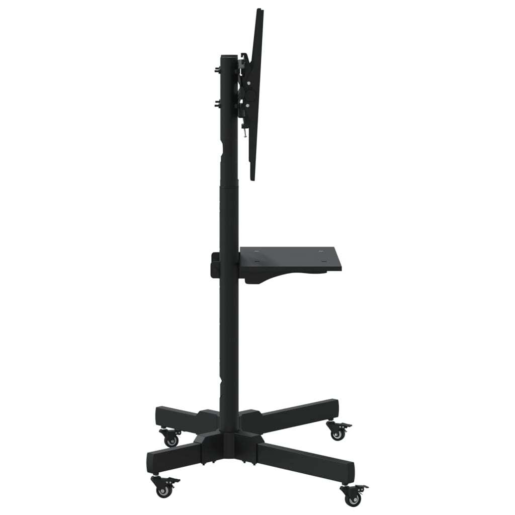 Mobiele Tv-Standaard – Tv-Console – Tv-Meubel – Tv-Beugel – Mediasetwagen – Voor 32-70 Inch – Max 50 kg Draagvermogen – Met Extra Opbergruimte