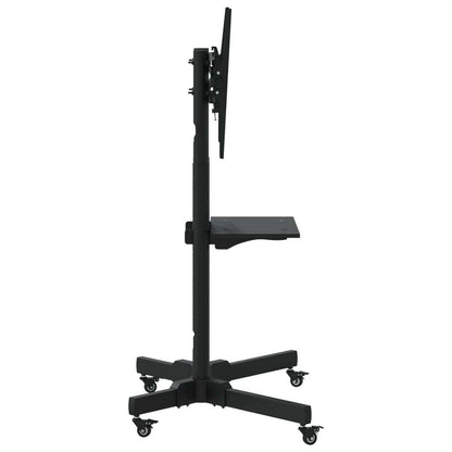 Mobiele Tv-Standaard – Tv-Console – Tv-Meubel – Tv-Beugel – Mediasetwagen – Voor 32-70 Inch – Max 50 kg Draagvermogen – Met Extra Opbergruimte