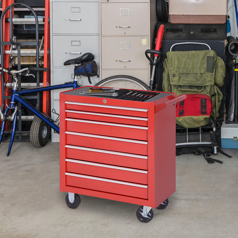 Gereedschapswagen – Gereedschapskist – Werkplaatswagen – Tool Trolley – Opbergtrolley – Stalen Constructie – Draagvermogen Tot 150 kg