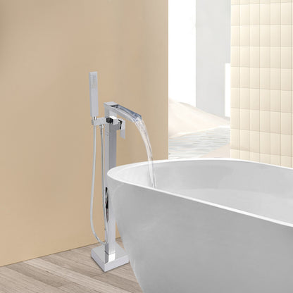Freestanding Bath Tap, Tap with Hand Shower, Bath Tap, Bathtub Faucet Set, Bath Tub Faucet Set, Shower Faucet, Bathroom Faucet, Contemporary Tap, Sleek Design, Durable Construction, Highquality Finish, Handheld Shower Tap