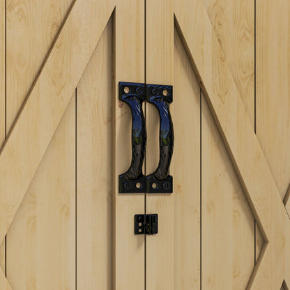 Tuinkast – Tuinkist – Tuinberging – Opbergkast – Tuinhuisje – Weerbestendig Vurenhout – 77,5 x 88 x 90 cm