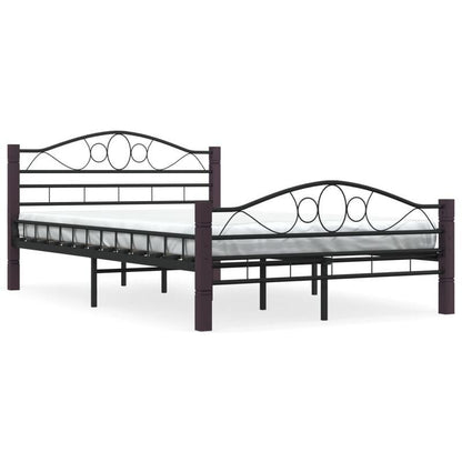 Black Metal Bed Frame 120x200cm