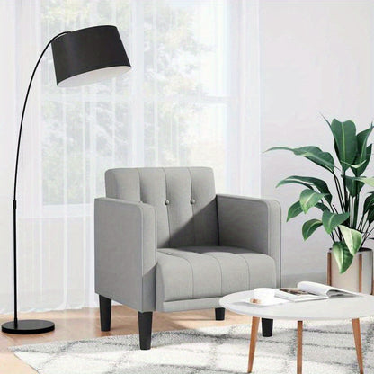 Sessel Mit Armlehnen Wolkengrau 53cm Stoff