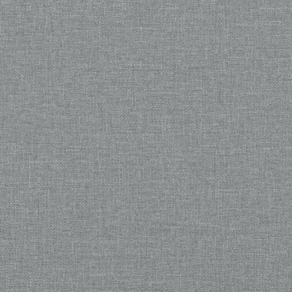 Bankstel – Zitsalon – Zitbank – Sofa – 2-zitsbank – Lichtgrijs – Hardhouten Frame – Stofbekleding – 120x62x75,5 cm – Comfortabele Rugleuning