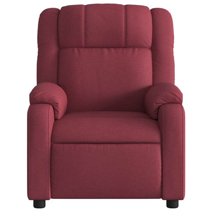 Massagestoel – Relaxstoel – Fauteuil – Ontspanningsstoel – Massagefauteuil – Handmatig Verstelbaar – Wijnrood