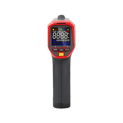 Temperatuurmeter – Thermometer – Temperatuur Sensor – Infrarood Thermometer – Contactloze Temperatuurmeter – Brede Meetrange – Verstelbare Emissiviteit