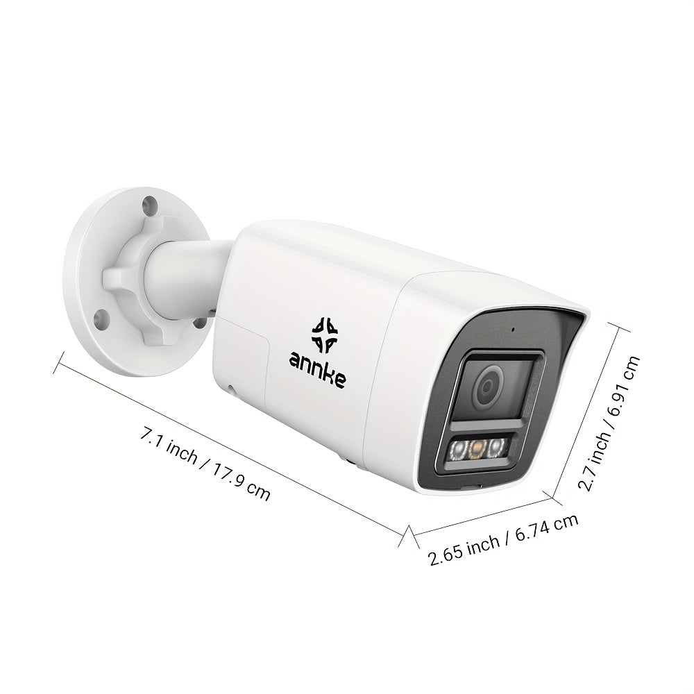Beveiligingscamera – Bewakingscamera – Buitencamera – IP Camera – Draadloze Camera – 12MP Full HD – PoE Aansluiting met Bewegingsdetectie en Tweerichtingsaudio